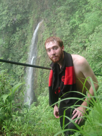 Son Chris in Costa Rica