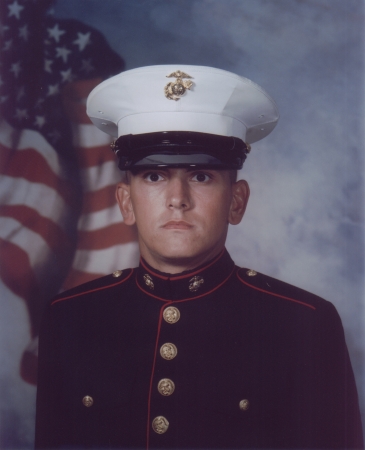 My Marine son Travis in 2003