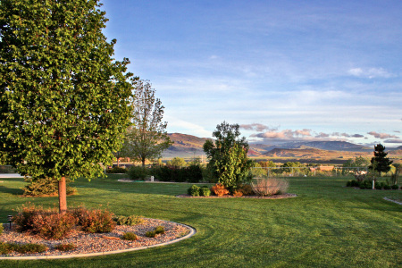 Early morning view of the Rockies.