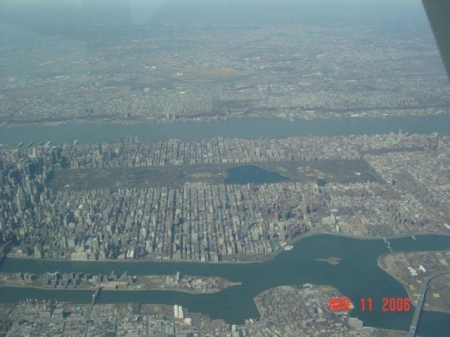 Central Park from Cessna