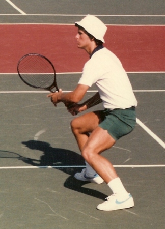 Then...playing tennis at 17