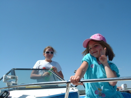 The girls on our boat