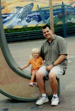 Jun 2002.  Disneyland with Kyra (2)