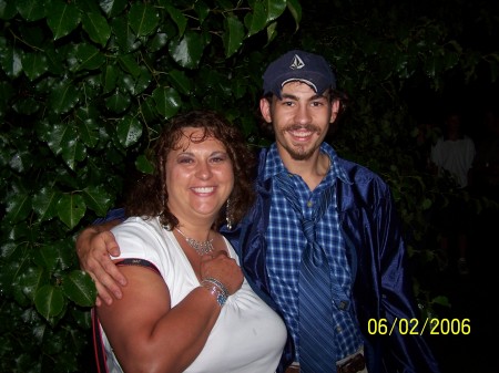 My Son and I at his graduation this year!