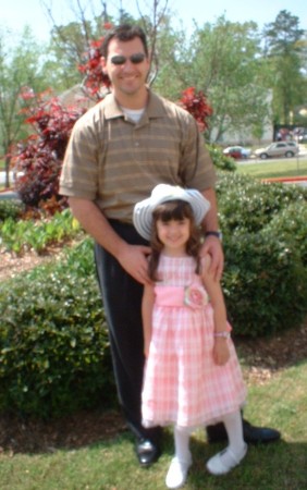Alyssa & Daddy Easter 2006