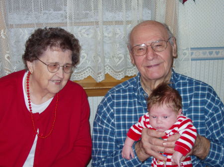 grammie and grandpa with carter