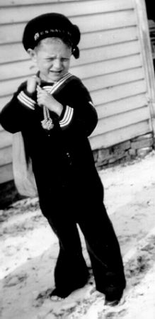 Navy seaman at age 5