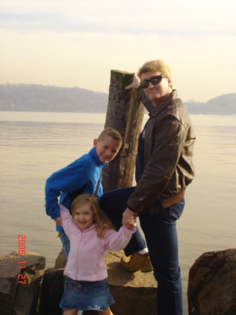 Lauren, Lance and I at the Hudson River