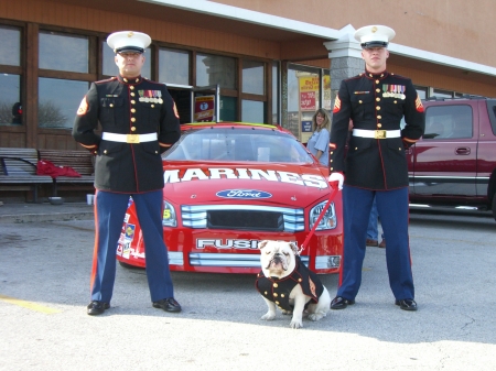 My Dog "Brewser" & the Marines