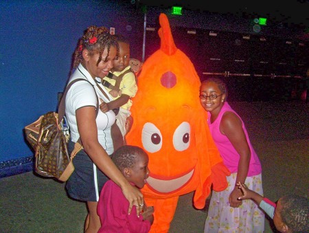 Us and nemo (sister, nephews, son, and self)