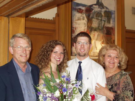 My Parents and Husband at my Senior Recital