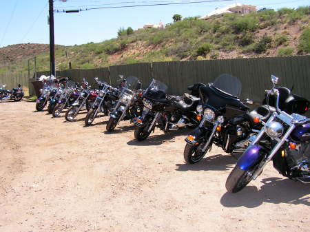 Nothin like a Harley, 3rd from right is my cruiser