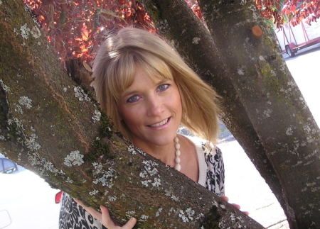 Me by the tree in front of my old house