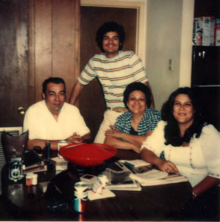 Dad, me, mom & Rachel
