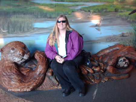 Me sitting on the otter