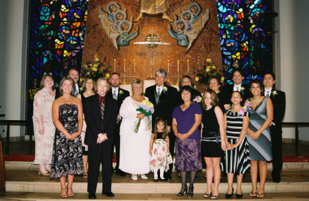 Family Picture at wedding - 2004