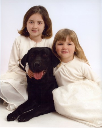 Laura, Allison and our dog Molly