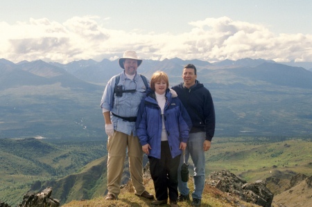 hiking in Alaska; not far from Denali (2001)