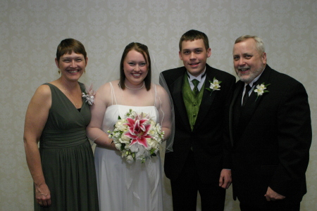 My family at Jenna's wedding-Feb 2008
