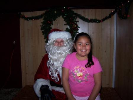 Arianna and Santa