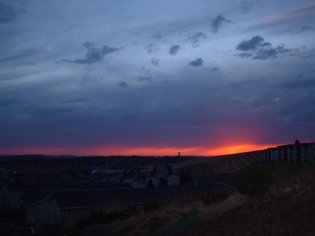 Just a sun set on the Palouse.