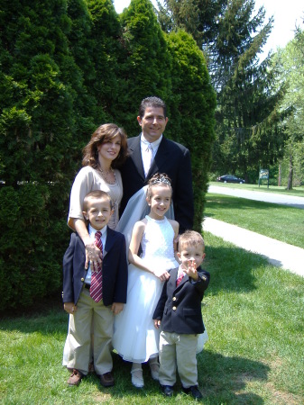 Our family at Nina's Communion 2006