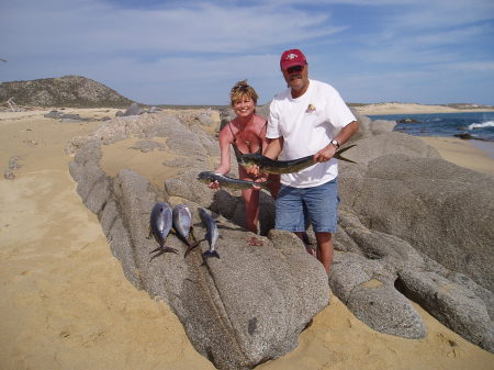 David & I fishing in Cabo 2007