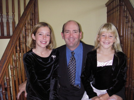 My husband Mark & daughters Larissa & Rebecca