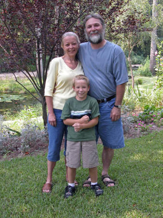 Troy with his Grandparents