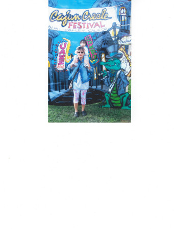 Cajun Festival Grandma & Grand-daughter