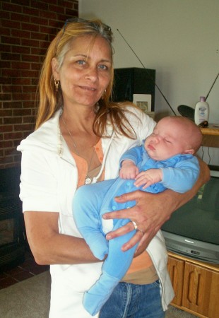 me and my grandson Ryder  31 May 2008