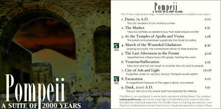 CD from 2006 visit to Pompeii and Vesuvio