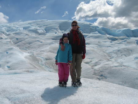 Me and Emily at the Perito Moreno glacier