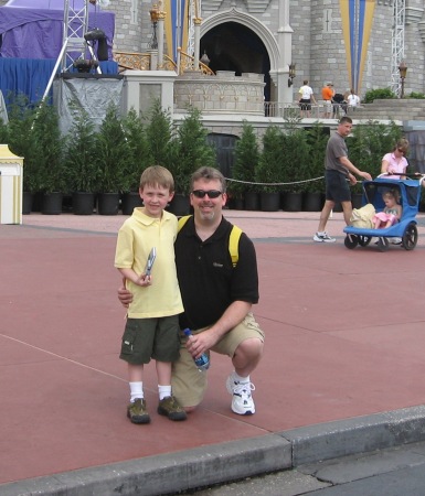 Mike and Andrew at Disney April 2007