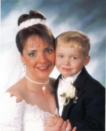 The Bride and the ring bearer