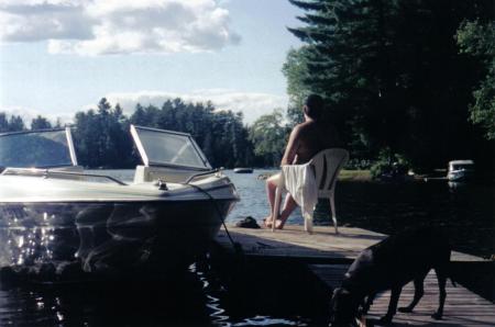 Enjoying the lake!