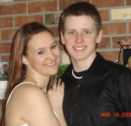 My oldest Son Andrew and his girlfriend