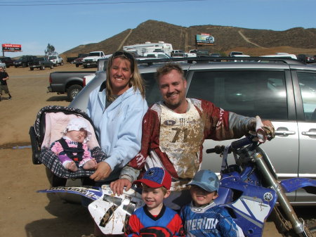 Family Photo at a 2006 race