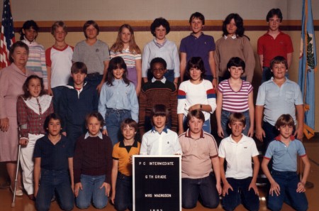 magnusson 6th grade class circa 1982