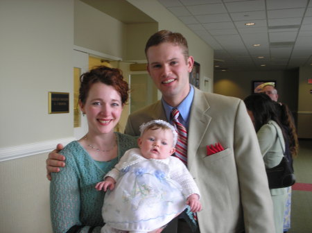 Jarrod, Rachel and granddaughter, Josie