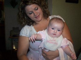 Daughter in law 'Natalie' and Grandaughter 'Tehya' 4 mo old