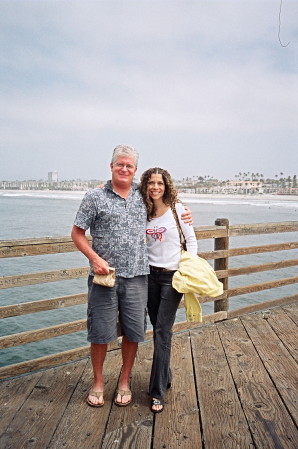 Ted and Shawnn on the Oceanside pier