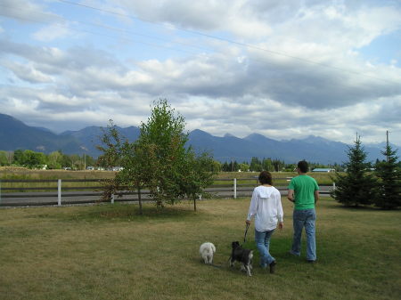 walking the property