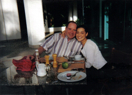 My Daughter and I at Breakfast, Bangkok Thailand