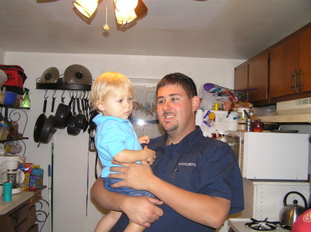 My brother RA with our nephew Ethan