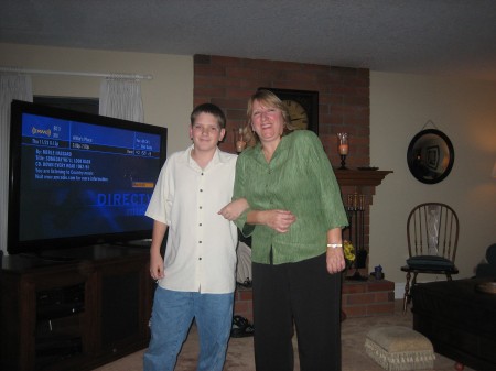 Christopher and my sister Kathy Olsen, Thanksgiving 2006