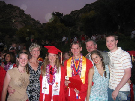 The whole family at Graduation