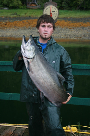 Paul and his catch of a 42 pound king