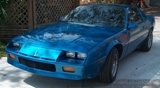 1985 Blue Chevy Camaro