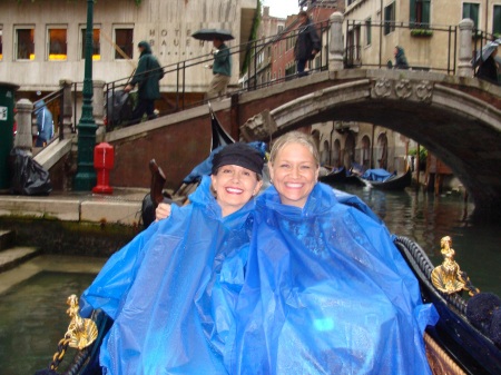 Gondola Ride Through Venice in the Rain